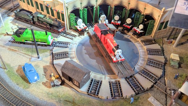 きかんしゃトーマスの世界展ジオラマソドー島