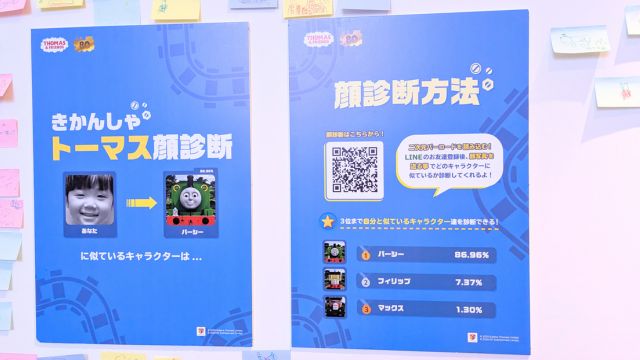 きかんしゃトーマス顔診断ポスター